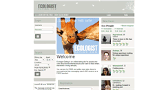 Desktop Screenshot of ecologistdating.com